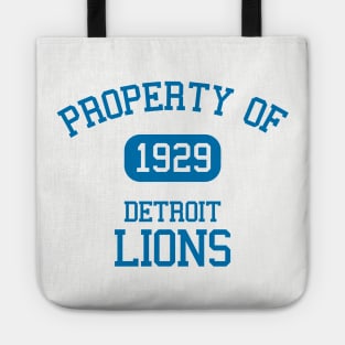 Property of Detroit Lions Tote