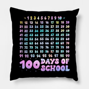 100Th Day Of School Teacher Kids 100 Days Math Numbers Pillow