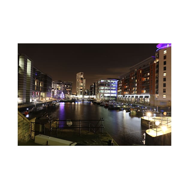 Leeds By Night #3 - Leeds Dock by acespace