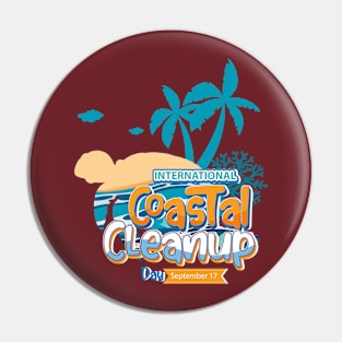 Coastal Cleanup Day Pin