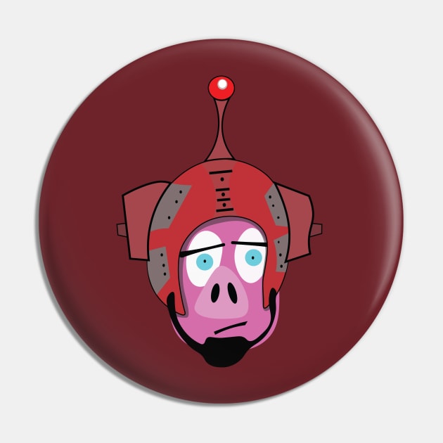 Space Ranger Pig Pin by ByersArtLab