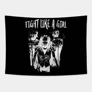 Fierce Girl Tapestry