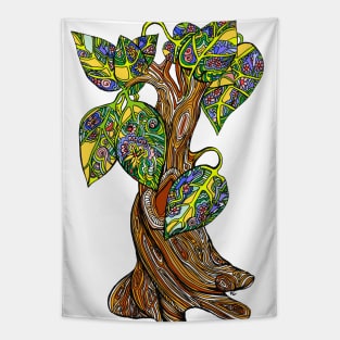 Dream of Tree - No Background Tapestry