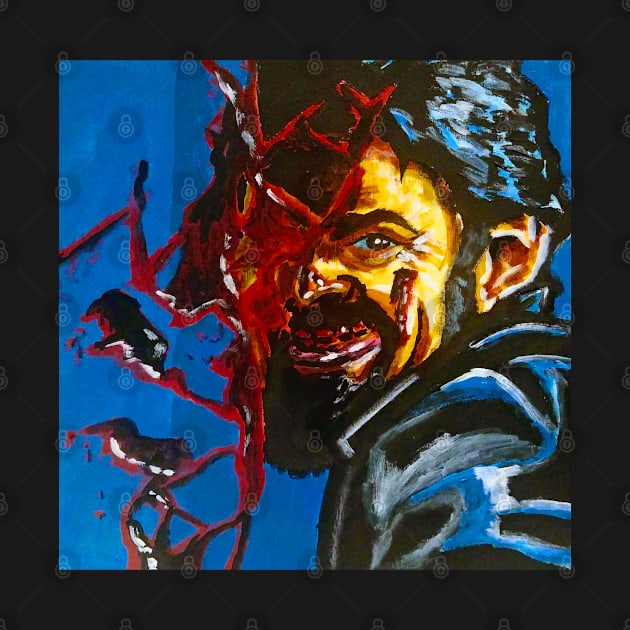 Billy The Butcher "F@#ckin' Diabolical" portrait (original) by StagArtStudios