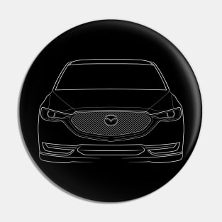front/profile - 2019 Mazda CX-5 - stencil, white Pin