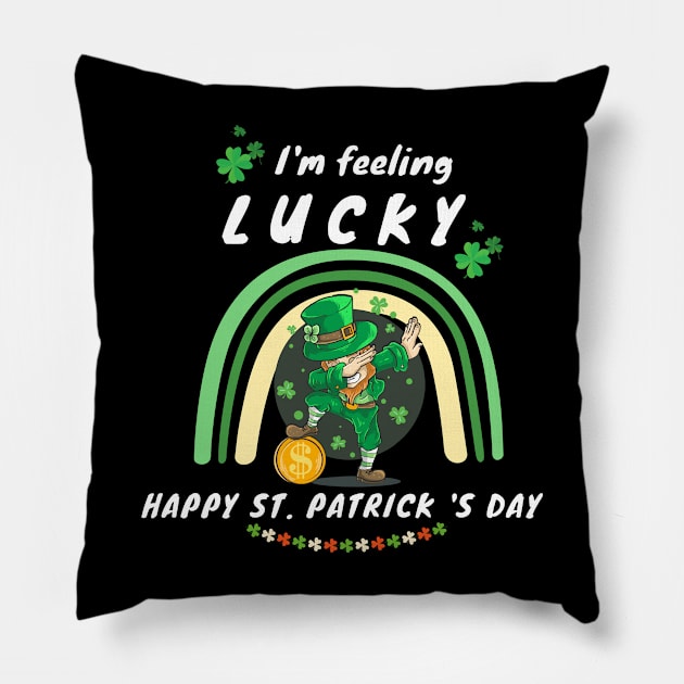 St Patricks day Irish celebrating Pillow by TrippleTee_Sirill