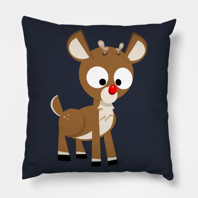 Magical Reindeer Pillow by AnishaCreations