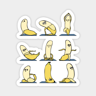 Banana Yoga Magnet