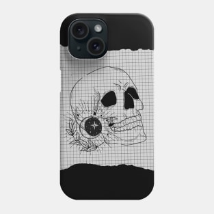 Black and White Skull Phone Case