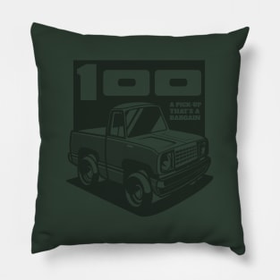 Medium Green Sunfire Poly - D-100 (1978 - White-Based - Ghost) Pillow