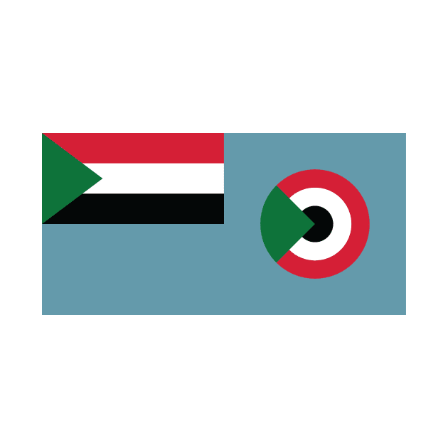 Sudanese Air Force Ensign by Wickedcartoons