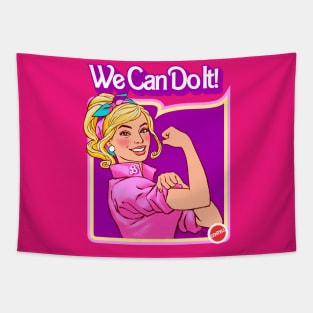 Barbie Can Do It! Tapestry