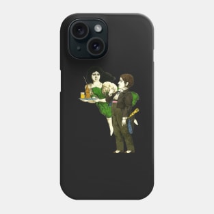 The boy and the waitress Phone Case