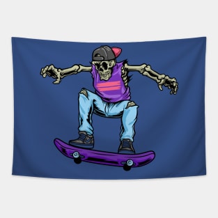 SKeleton skate Tapestry