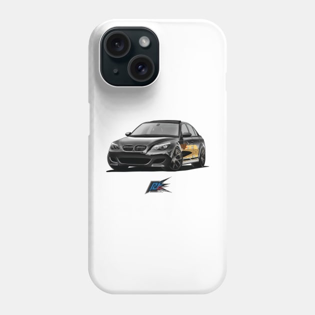 bmw m5 v10 Phone Case by naquash