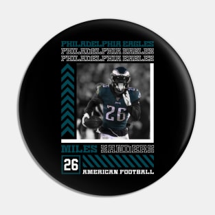 MILES SANDERS Pin