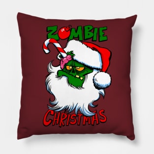 Zombie Christmas Pillow