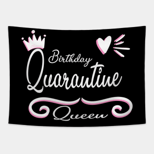 Quarantine Birthday Shirt, Quarantine Birthday Queen Shirt, Social Distancing Shirt, Quarantine Shirt Tapestry