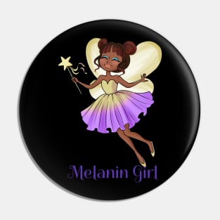 Melanin Girl Pin