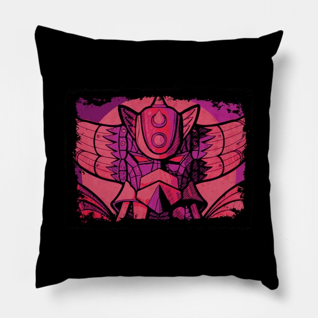 Psychedelic Memories: UFO Robot Pillow by CTShirts