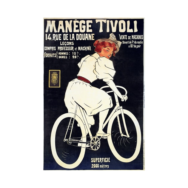 MANEGE TIVOLI Ride a Tivoli Bicycle Cycles Vintage French Advertisement by vintageposters