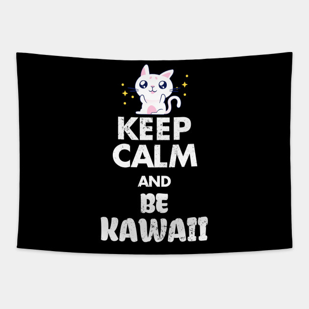 Kawaii Aesthetic Anime Cute Cat Gift Kawaii Cat Tapestry Teepublic One day, our cat hero is kidnapped by an evil scientist. teepublic