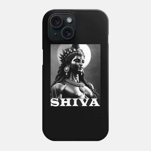 Shiva Om Spirituality Bhole Nath Phone Case by PlanetMonkey