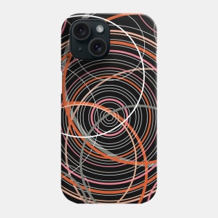 Abstract circle patterns Phone Case