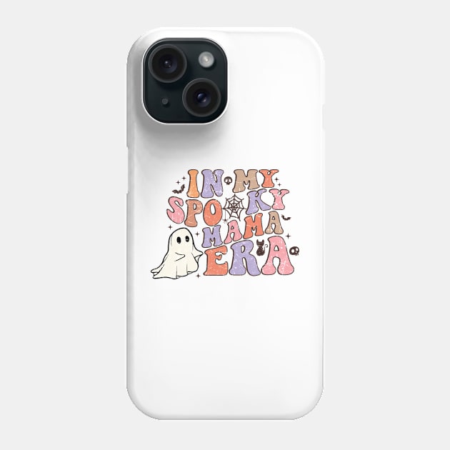 In My Spooky Mama Era Retro Phone Case by hnmarart