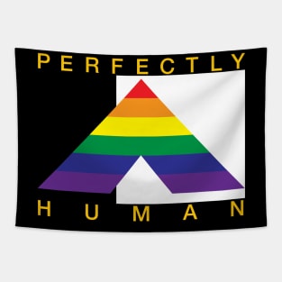 Perfectly Human - Ally Flag Tapestry