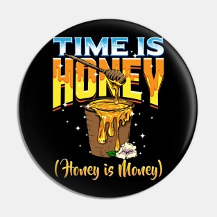 Funny Honey Beekeeper Gift Pin