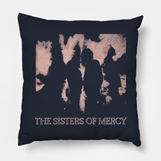 the sisters of mercy vintage Pillow