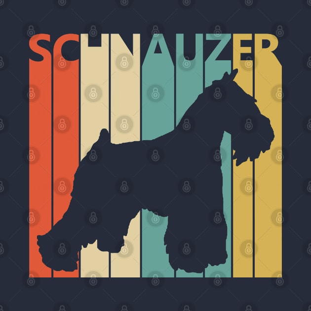 Vintage 1970s Schnauzer Dog Owner Gift by GWENT