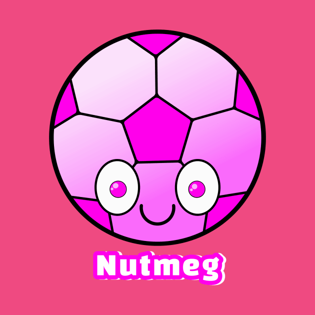 Smiling Football/Soccer - Nutmeg by RD Doodles