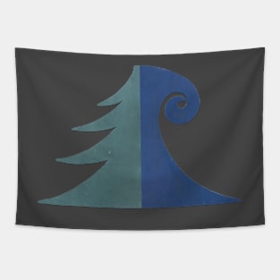 Tree & Wave Talisman Tapestry