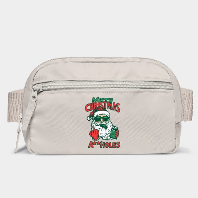Merry Christmas A**holes Anti Holiday Cheer by Anticorporati