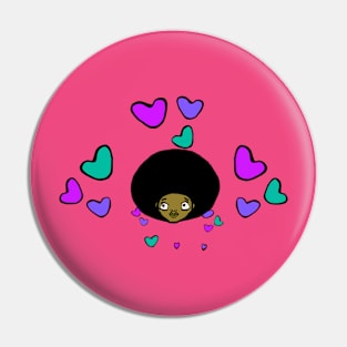 Afro Love (Black Lives Magical Edition) Pin