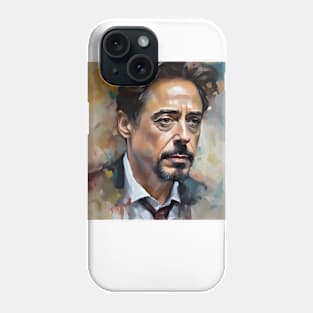 Impression with Robert Downey Jr. Phone Case