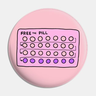 free the pill Pin