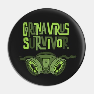 Coronavirus Survivor Pin