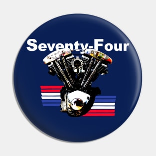 Seventy four Patriot Pin