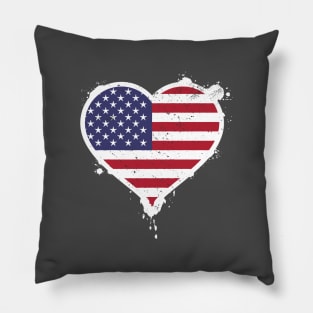 USA Love Pillow