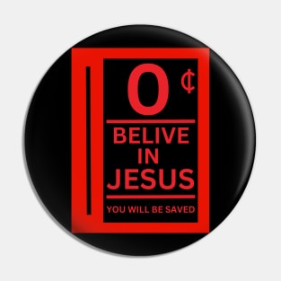 Insert Coin Jesus Pin