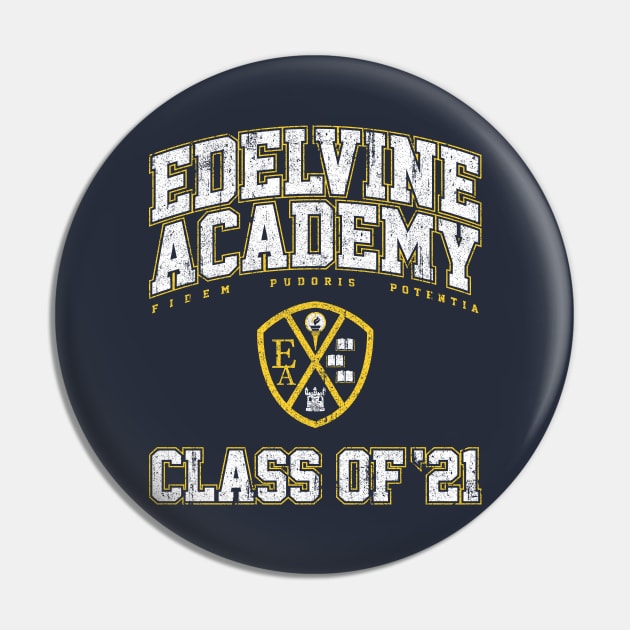 Edelvine Academy Class of 21 - Seance Pin by huckblade