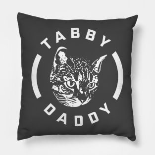 Funny Cat Dad Tabby Daddy Tabby Cat Pillow