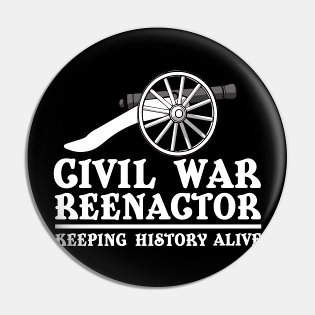 Civil War Reenactor Pin by thingsandthings