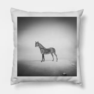 zebra mist high Pillow