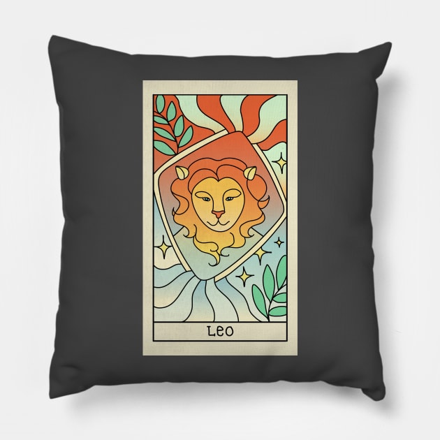 Leo Zodiac Pillow by LatinaMerch