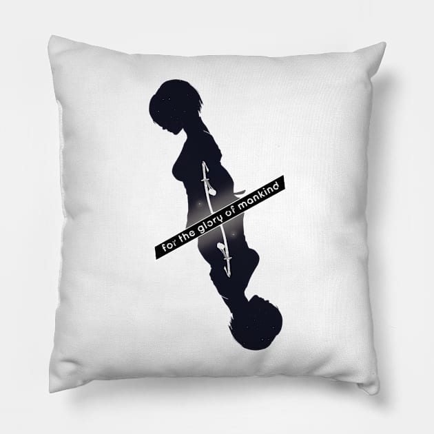 2B Nier Automata Pillow by chortlzdesigns