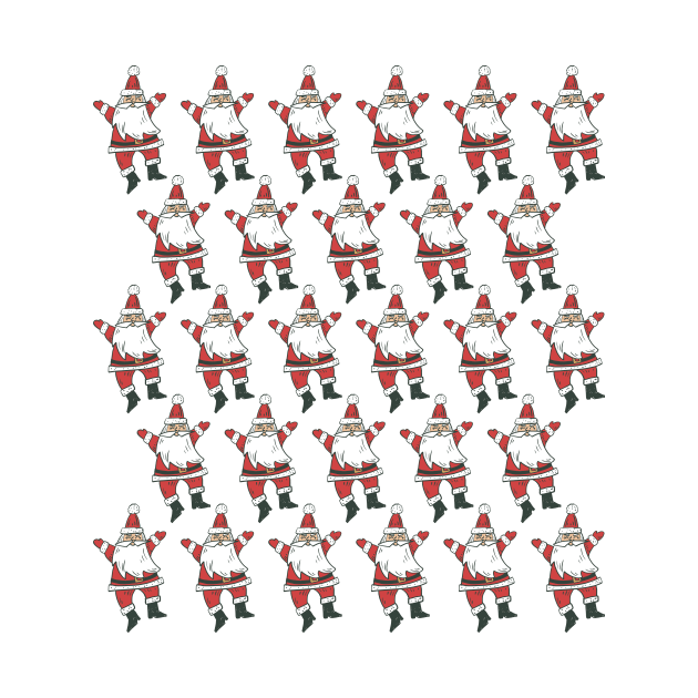 Cute Santa Pattern by SWON Design